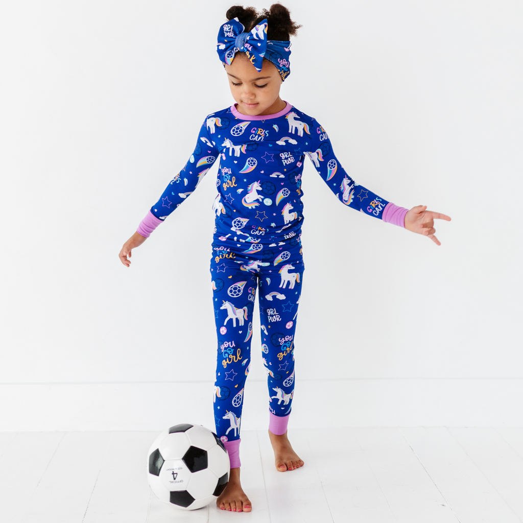 Unicorn Goals Toddler/Big Kid Pajamas