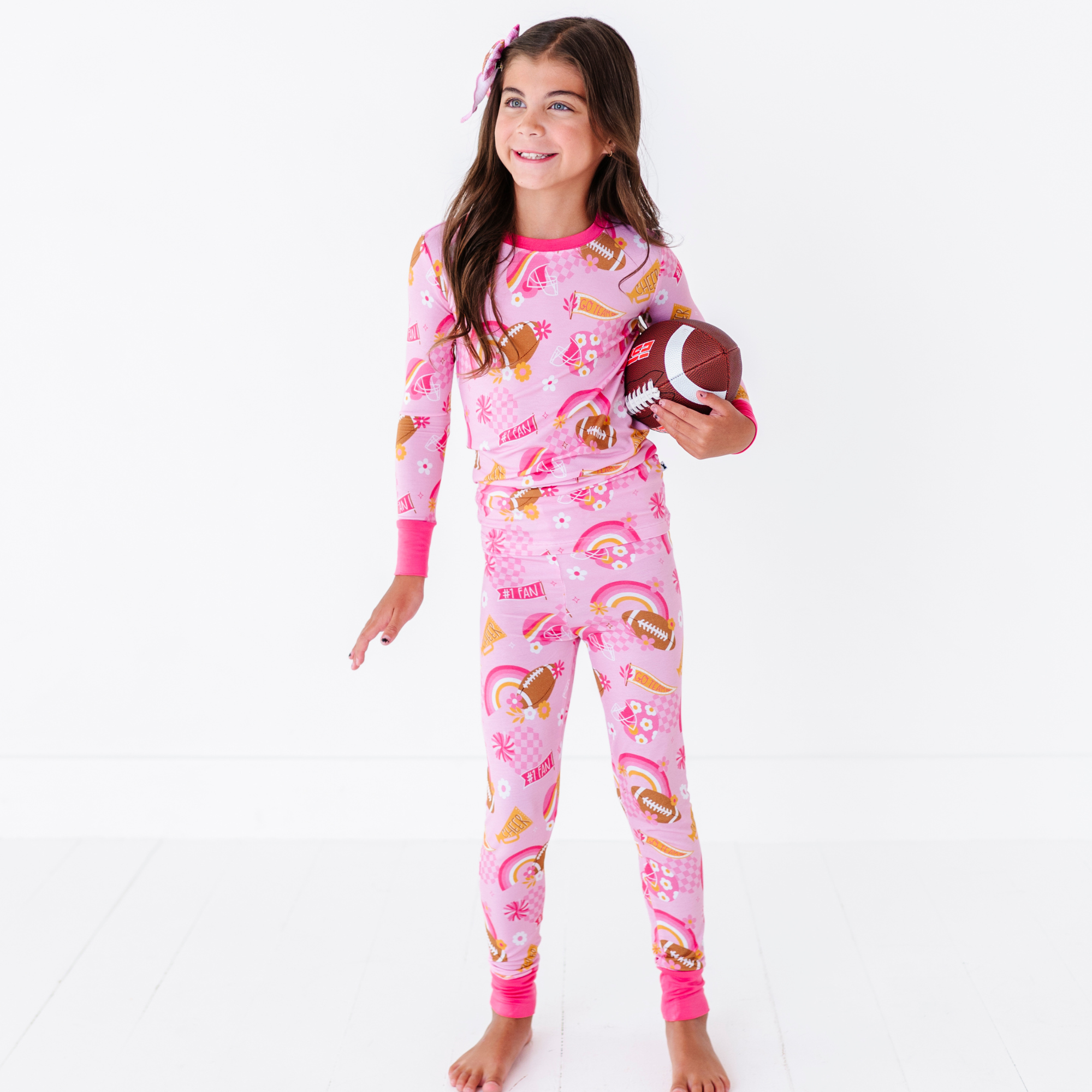 On Game Days We Wear Pink Kid Pajamas
