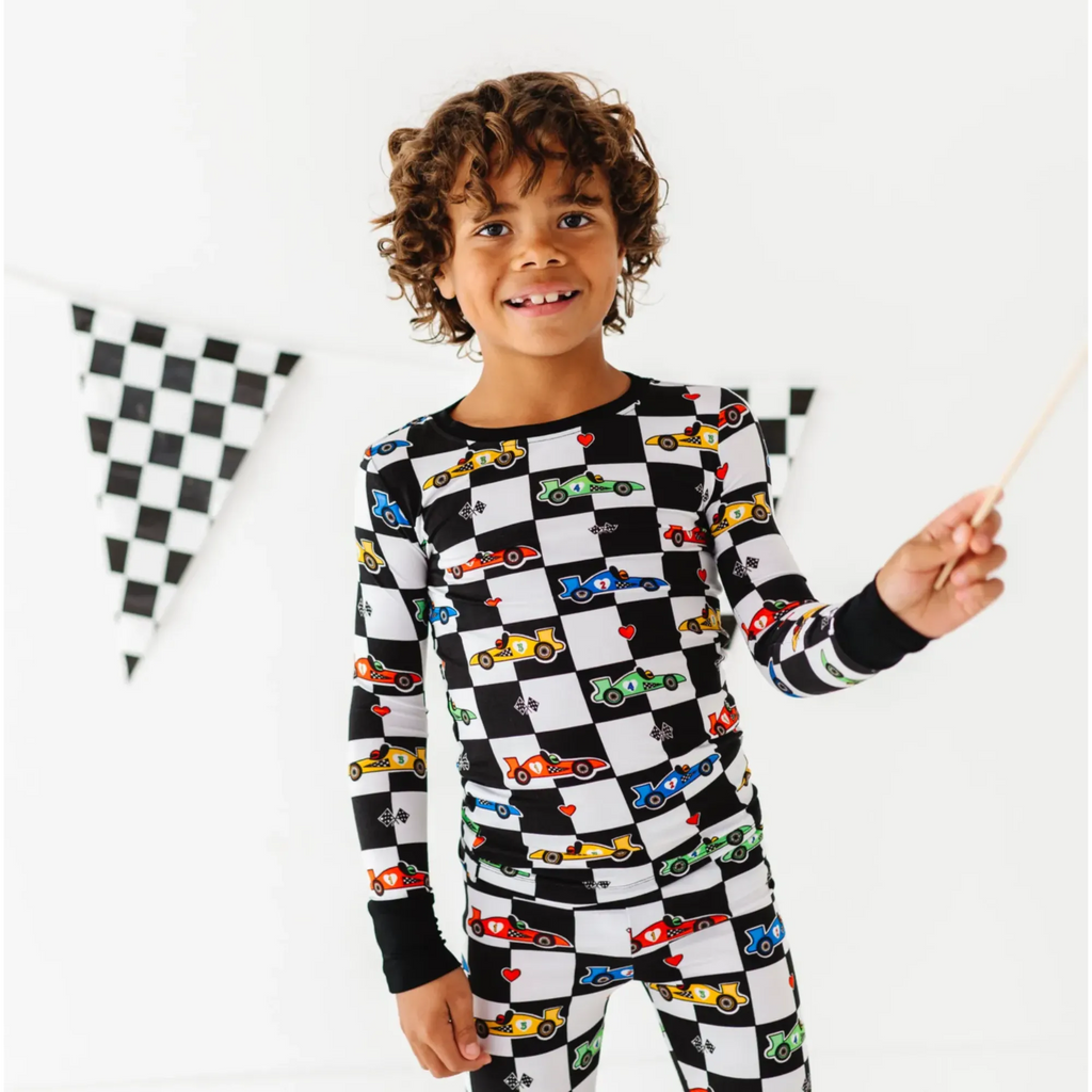 You Make My Heart Race Kids Pajamas