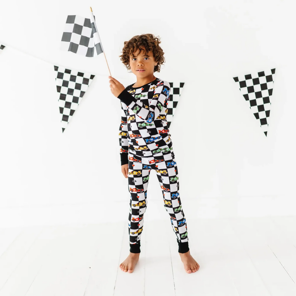 You Make My Heart Race Kids Pajamas