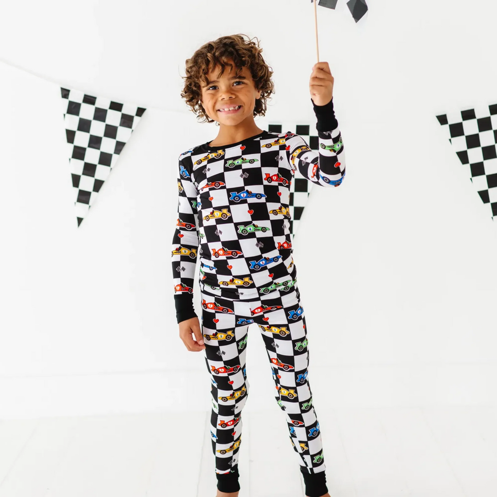 You Make My Heart Race Kids Pajamas